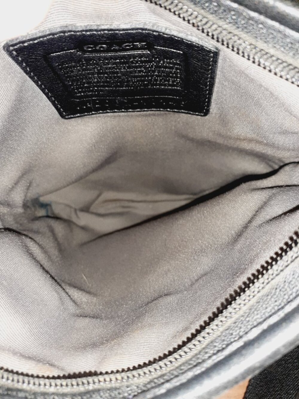 Coach Canvas Monogram Crossbody Purse - Picture 10 of 15